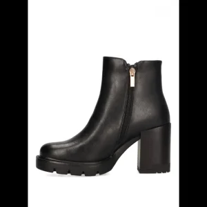 Calzaro Botas Y Botines Mujer | Botas Bajas Y Botines | Botines con Cremallera Tacon Alto Etika Bolonia 11029 Negro.
