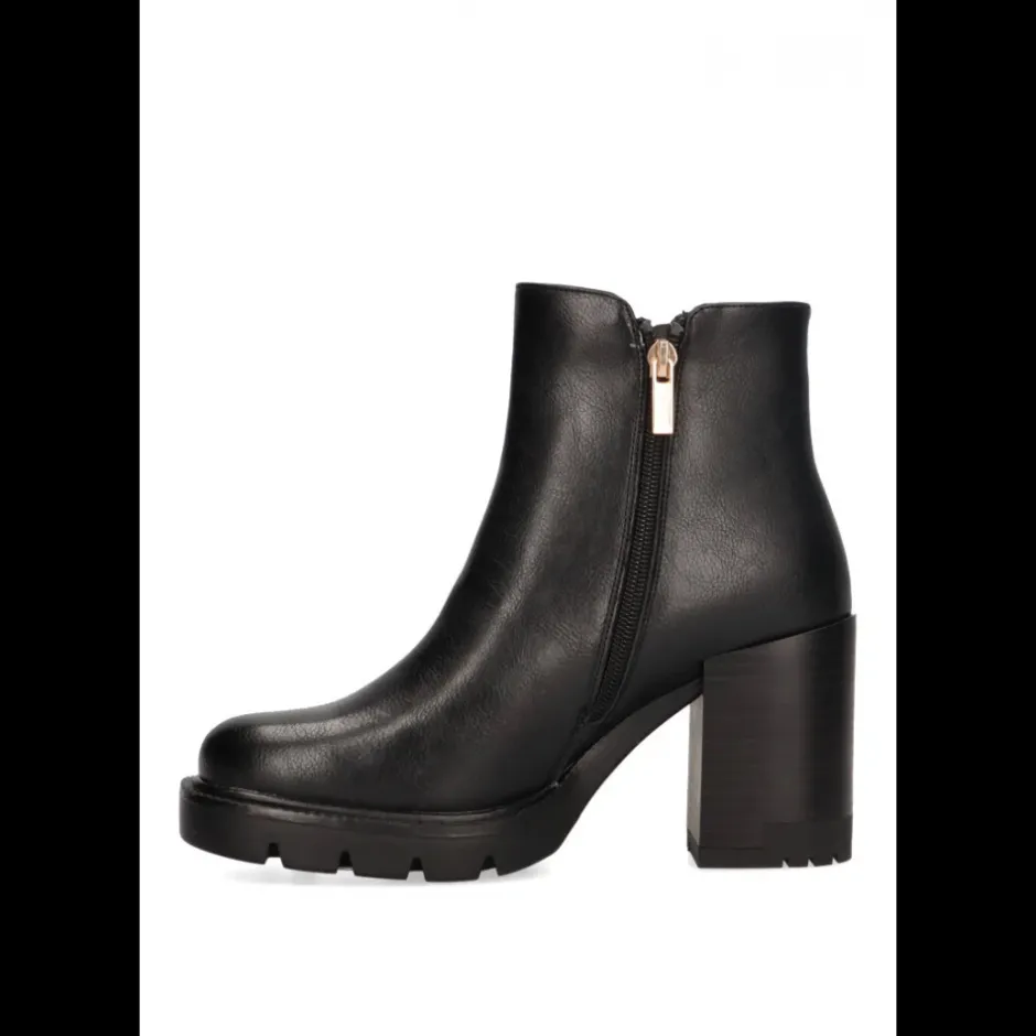 botines_con_cremallera_ta_2.webp Calzaro Botas Y Botines Mujer | Botas Bajas Y Botines | Botines con Cremallera Tacon Alto Etika Bolonia 11029 Negro.