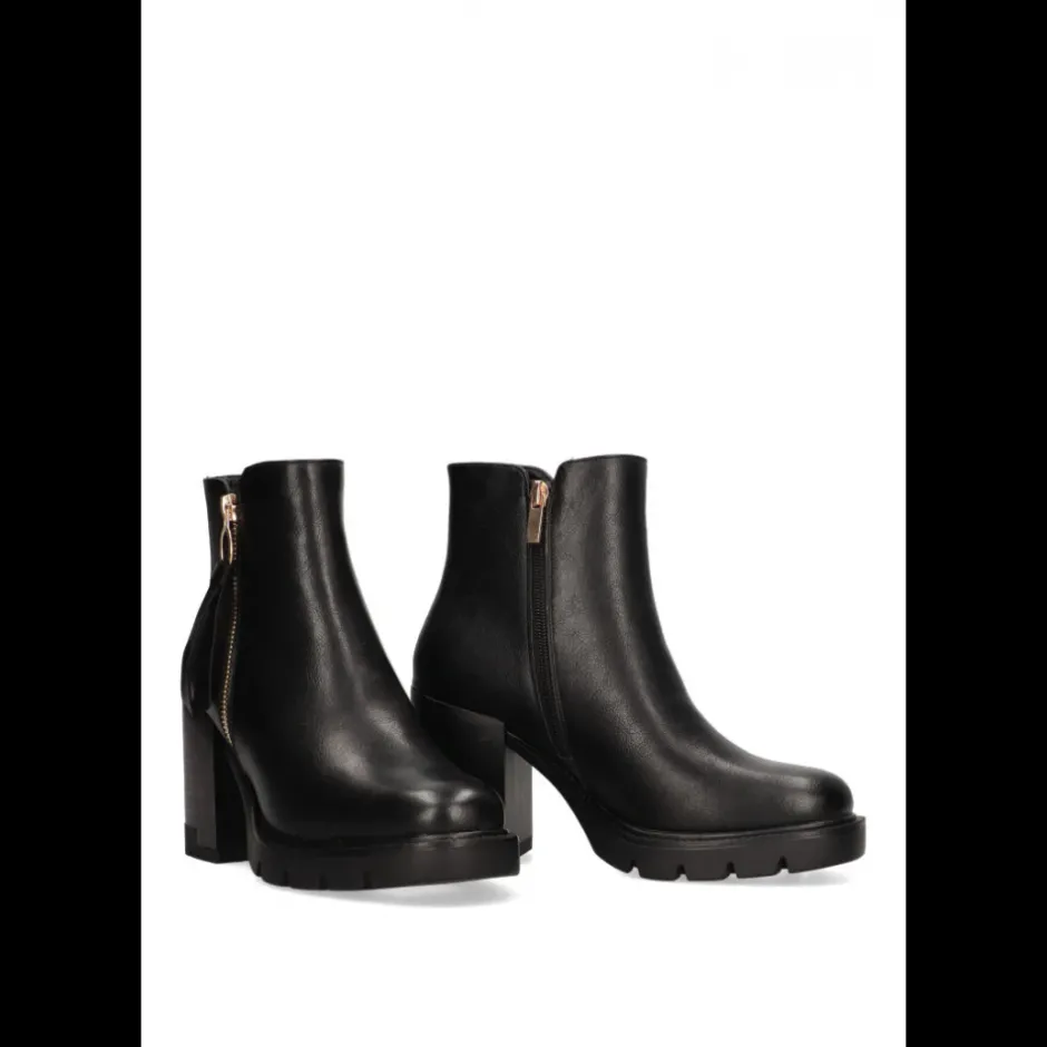 botines_con_cremallera_ta_4.webp Calzaro Botas Y Botines Mujer | Botas Bajas Y Botines | Botines con Cremallera Tacon Alto Etika Bolonia 11029 Negro.