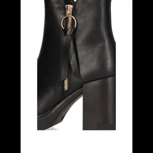 Calzaro Botas Y Botines Mujer | Botas Bajas Y Botines | Botines con Cremallera Tacon Alto Etika Bolonia 11029 Negro.