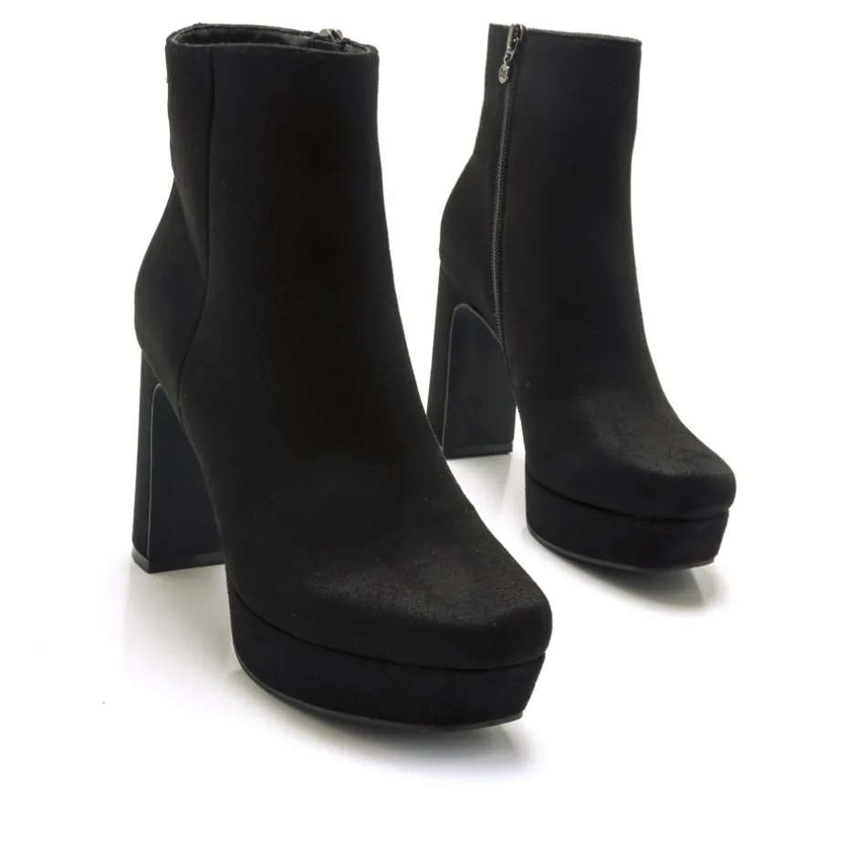 botines_de_tacon_roseta___2.webp Calzaro Botas Bajas Y Botines | Botas Y Botines Mujer | Botines de Tacon Roseta 68390 Negro