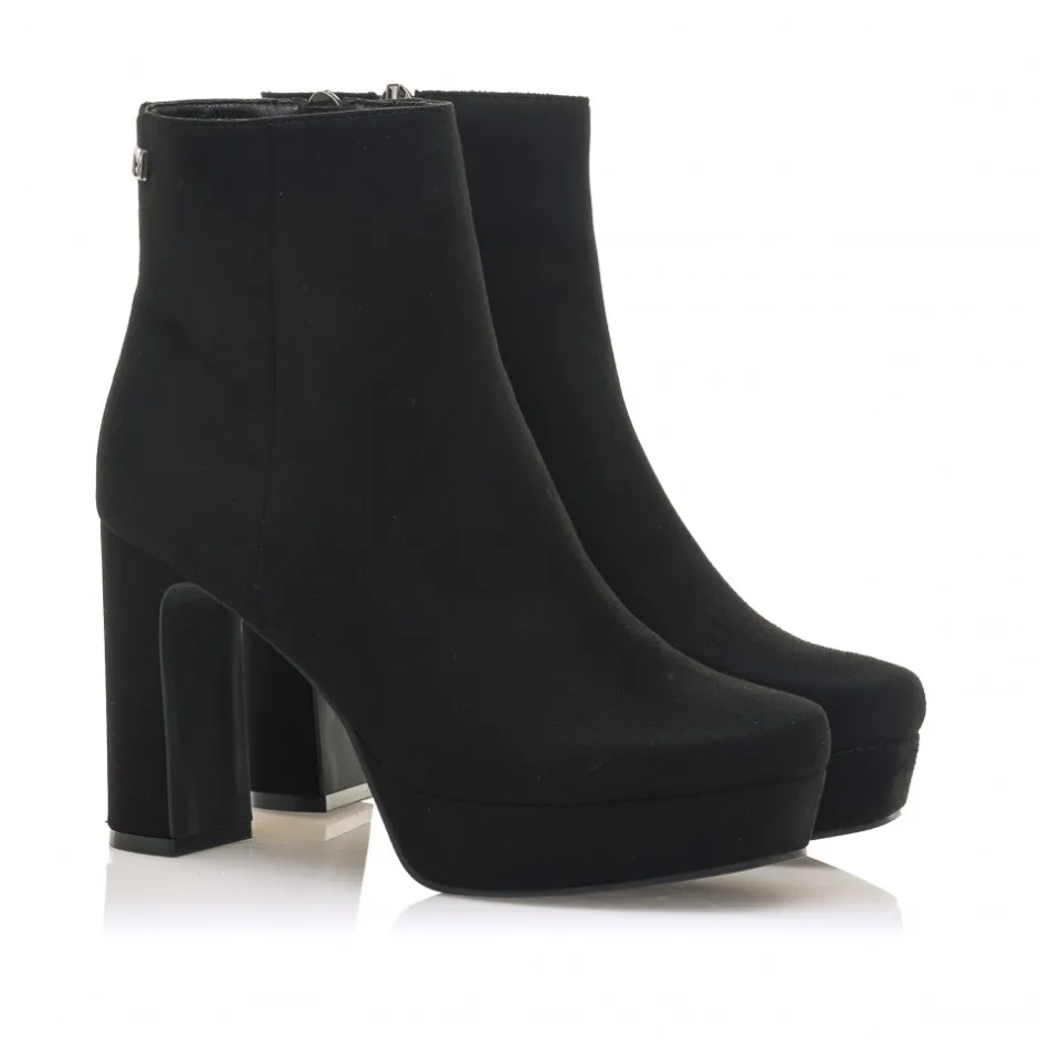 botines_de_tacon_roseta___6.webp Calzaro Botas Bajas Y Botines | Botas Y Botines Mujer | Botines de Tacon Roseta 68390 Negro