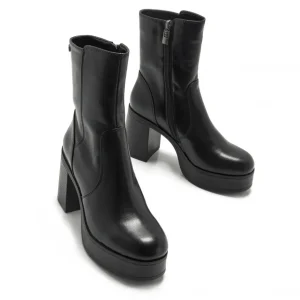 Calzaro Botas Bajas Y Botines | Botas Bajas Y Botines | Botines de Tacon Sixties 53562 Negro
