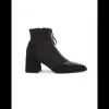 Calzaro Botas Y Botines Mujer | Botines en Negro 462J006 con Cremallera Frontal.
