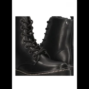 Calzaro Botas Bajas Y Botines | Botines Militares Calgary 11034 Negro Mujer