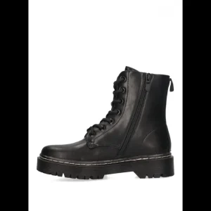 Calzaro Botas Bajas Y Botines | Botines Militares Calgary 11034 Negro Mujer