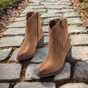 Calzaro Botas Cowboy | Botas Cowboy | Botines Tacón Tanubis 51966 Cuero