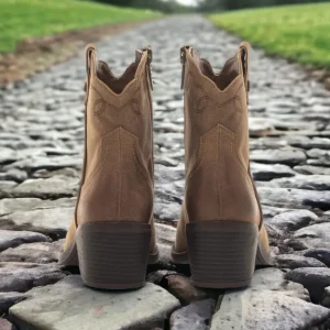 Calzaro Botas Cowboy | Botas Cowboy | Botines Tacón Tanubis 51966 Cuero