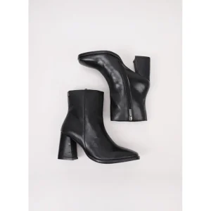Calzaro Botas Y Botines Mujer | Botín 23918 Básico Piel Tacón Negro