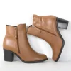 Calzaro Botas Y Botines Mujer | Botas Bajas Y Botines | Botín 17 Cuero