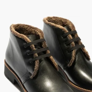 Calzaro Botas De Pelo | Botín 10085 Safari de Pelo para Mujer Color Negro