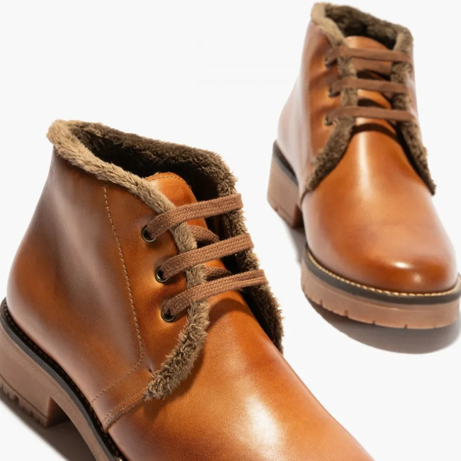 botn__safari_de_pelo_para_0.webp Calzaro Botas De Pelo | Botín 10085 Safari de Pelo para Mujer Color Cuero.