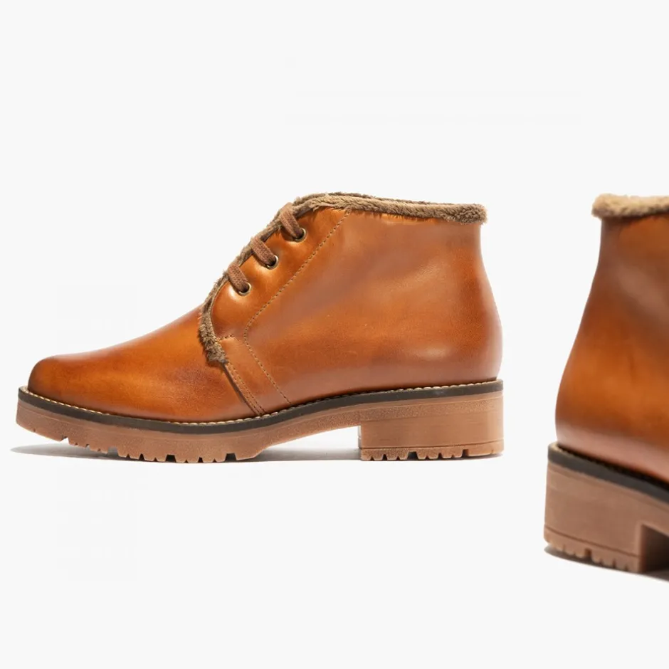 botn__safari_de_pelo_para_1.webp Calzaro Botas De Pelo | Botín 10085 Safari de Pelo para Mujer Color Cuero.
