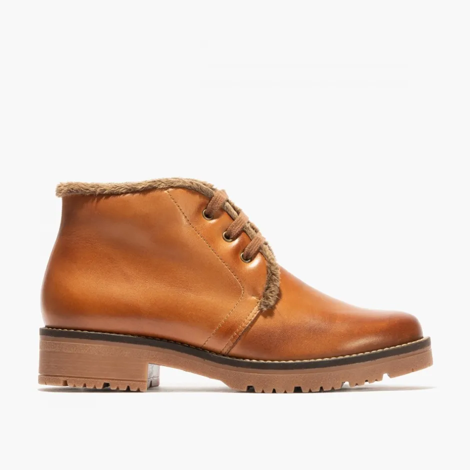 botn__safari_de_pelo_para_3.webp Calzaro Botas De Pelo | Botín 10085 Safari de Pelo para Mujer Color Cuero.