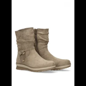 Calzaro Botas Bajas Y Botines | Botín Arrugas Armony Anger 02 11112 Taupe