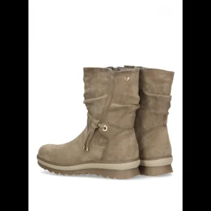 Calzaro Botas Bajas Y Botines | Botín Arrugas Armony Anger 02 11112 Taupe
