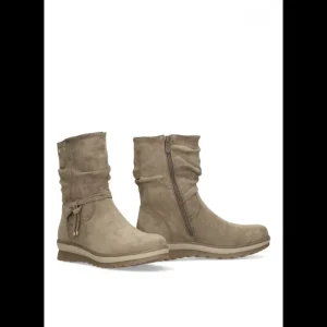Calzaro Botas Bajas Y Botines | Botín Arrugas Armony Anger 02 11112 Taupe