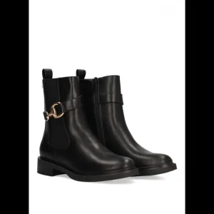 Calzaro Botas Y Botines Mujer | Botas Bajas Y Botines | Botín Chelsea con Elástico Etika Perth 11000 Negro.