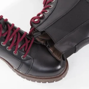 Calzaro Botas Bajas Y Botines | Botín Cordón Sport 3522 en Napa Negro