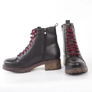 Calzaro Botas Bajas Y Botines | Botín Cordón Sport 3522 en Napa Negro