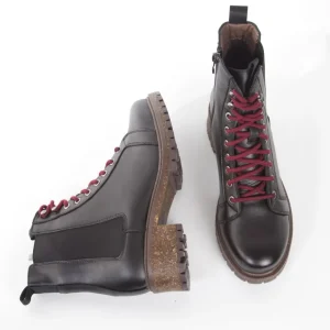 Calzaro Botas Bajas Y Botines | Botín Cordón Sport 3522 en Napa Negro