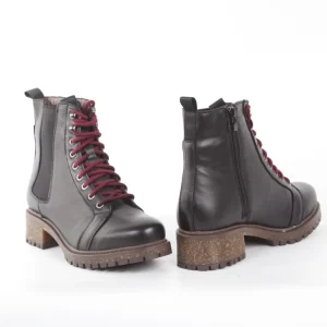 Calzaro Botas Bajas Y Botines | Botín Cordón Sport 3522 en Napa Negro