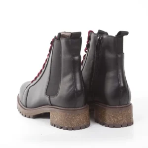 Calzaro Botas Bajas Y Botines | Botín Cordón Sport 3522 en Napa Negro