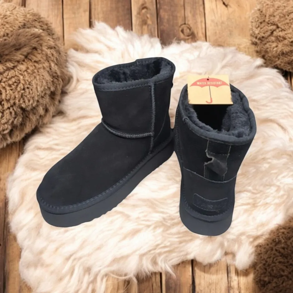 botn_corto_pelo_mores_ser_3.webp Calzaro Casual | Botas De Pelo | Botín Corto Pelo Mores Serraje Negro Tipo Australiano.
