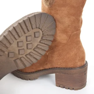 Calzaro Botas De Pelo | Botín Cremallera 2217 Cuero