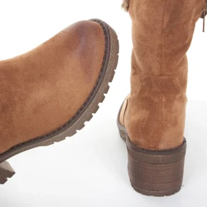 Calzaro Botas De Pelo | Botín Cremallera 2217 Cuero