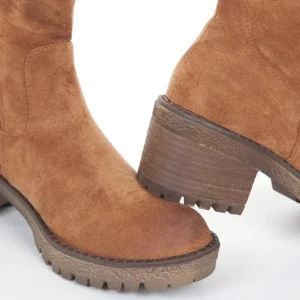 Calzaro Botas De Pelo | Botín Cremallera 2217 Cuero