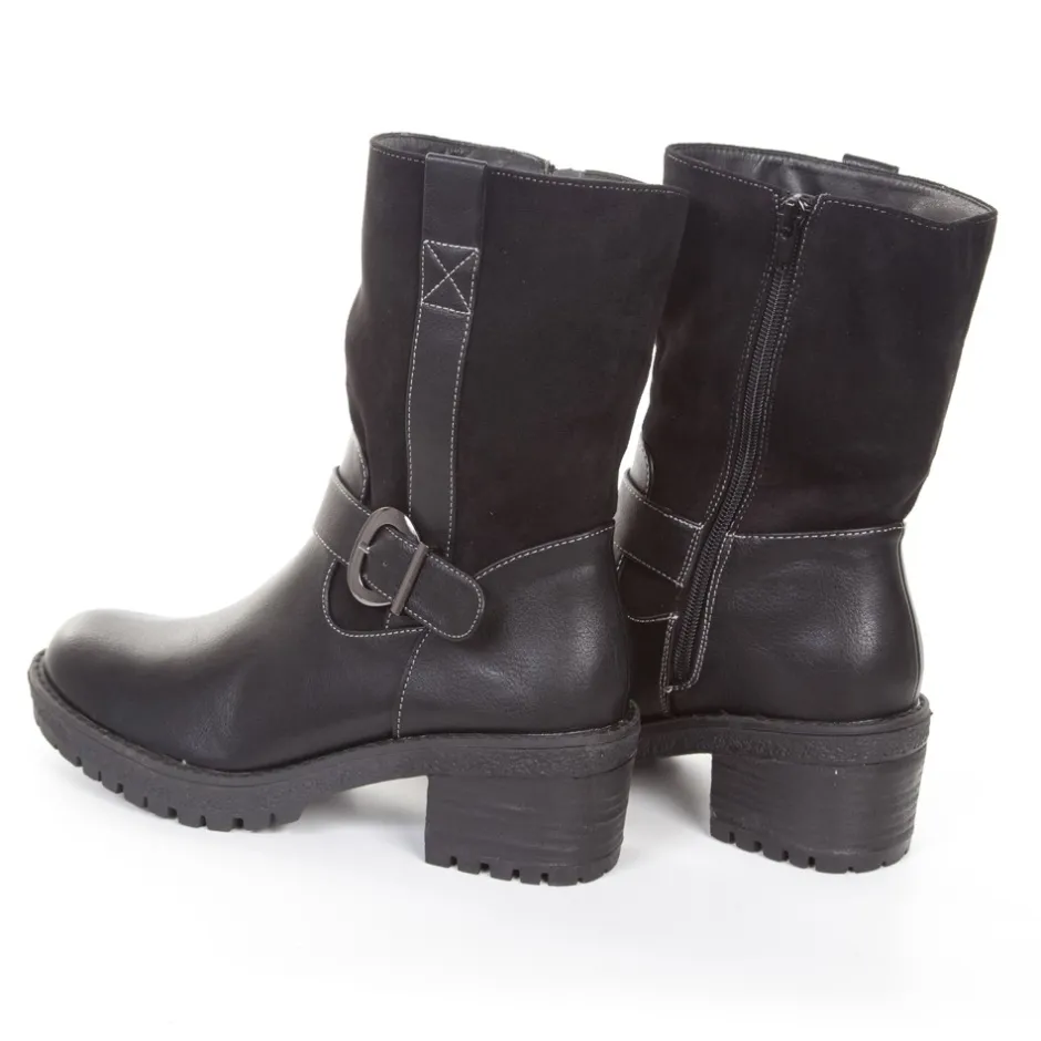 botn_cremallera__negro_10.webp Calzaro Botas Bajas Y Botines | Botín Cremallera 2216 Negro