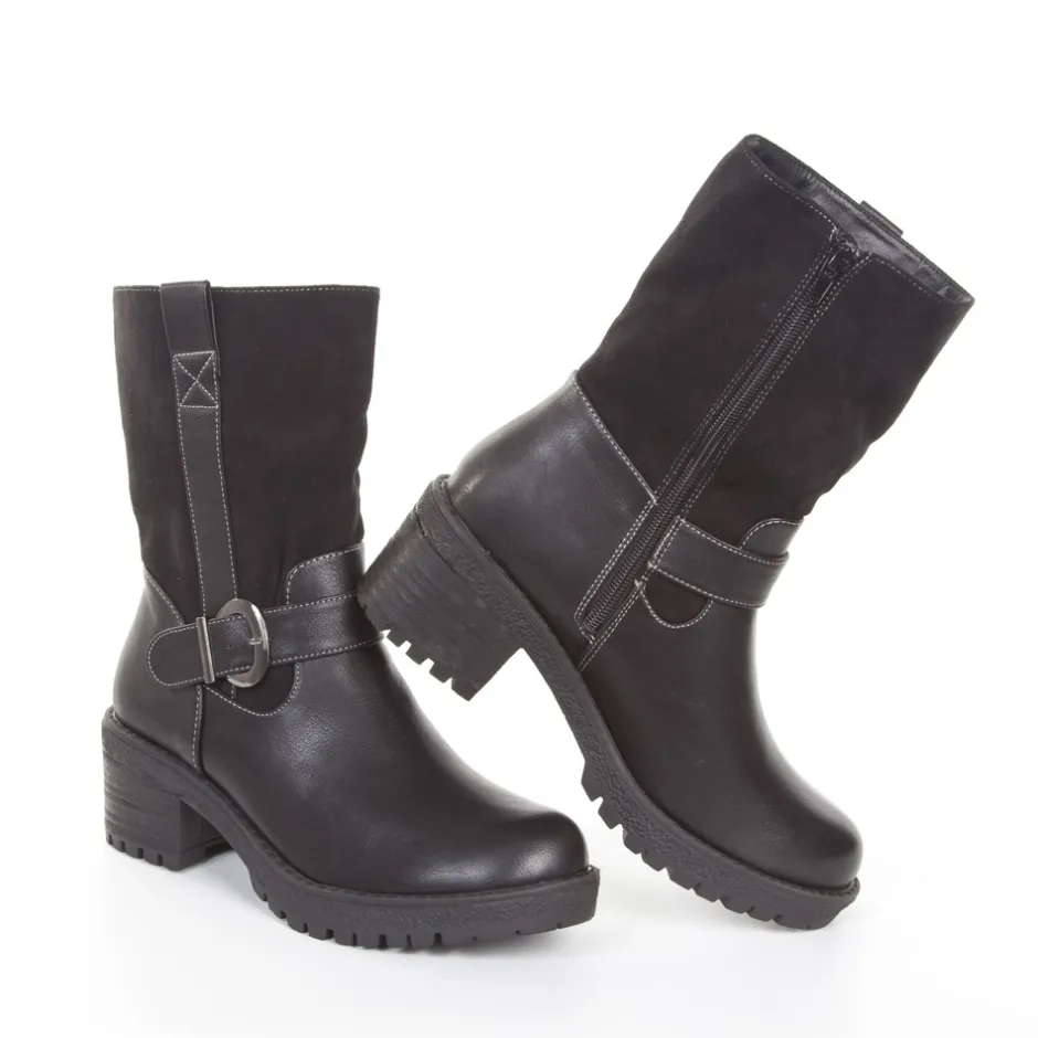 botn_cremallera__negro_2.webp Calzaro Botas Bajas Y Botines | Botín Cremallera 2216 Negro