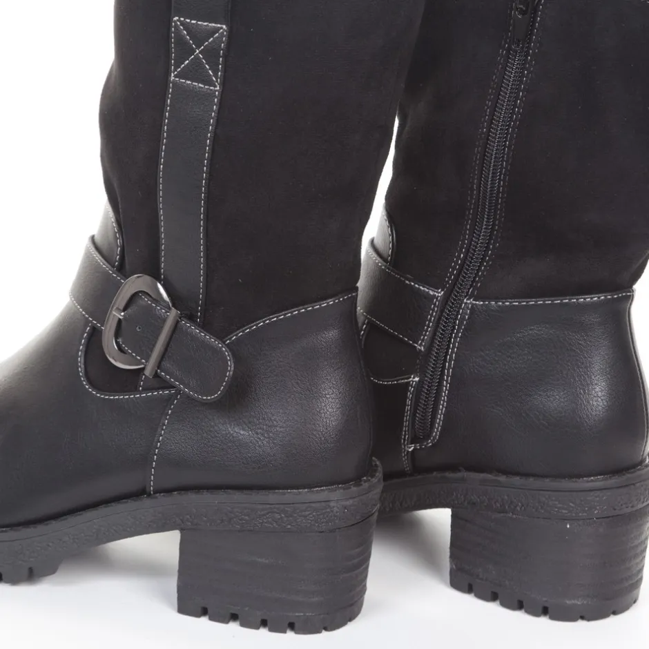 botn_cremallera__negro_3.webp Calzaro Botas Bajas Y Botines | Botín Cremallera 2216 Negro