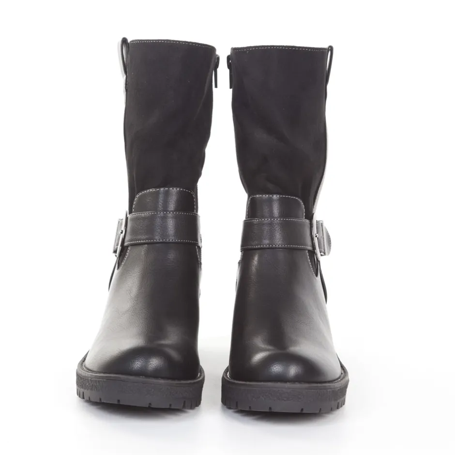 botn_cremallera__negro_4.webp Calzaro Botas Bajas Y Botines | Botín Cremallera 2216 Negro