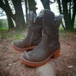 Calzaro Botas De Pelo | Botín Cremallera 2217 Negro