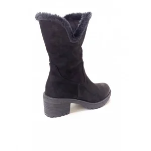 Calzaro Botas De Pelo | Botín Cremallera 2217 Negro