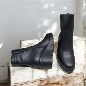 Calzaro Confort | Botas Y Botines Mujer | Botín Cuña 5021Negro