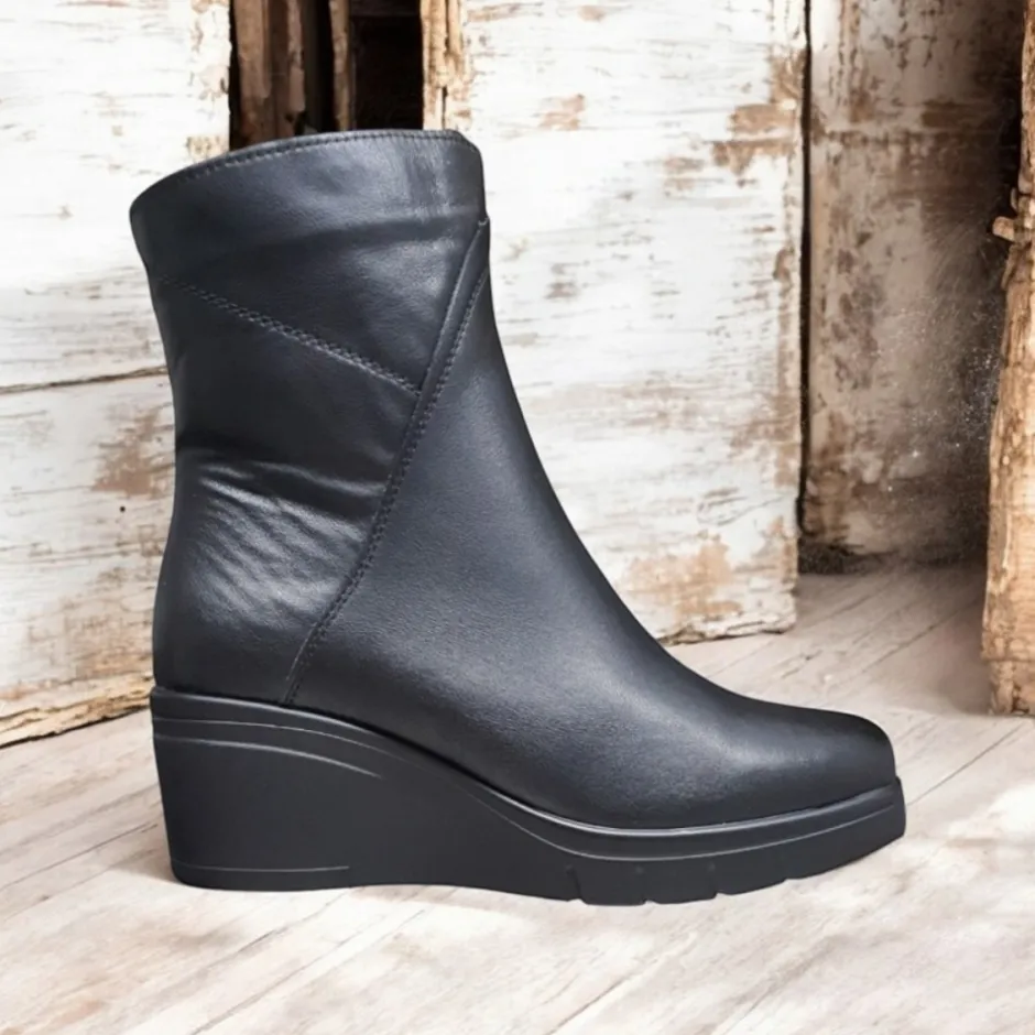 botn_cua_negro_5.webp Calzaro Confort | Botas Y Botines Mujer | Botín Cuña 5021Negro