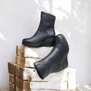 Calzaro Confort | Botas Y Botines Mujer | Botín Cuña 5021Negro