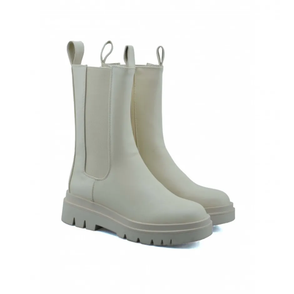 botn_elstico__beige_1.webp Calzaro Botas Bajas Y Botines | Botín Elástico 968 Beige