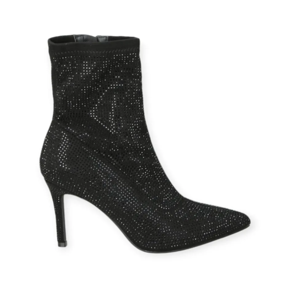 botn_fantasa_strass__negr_0.webp Calzaro Botas Bajas Y Botines | Botín Fantasía Strass 23128 Negro.