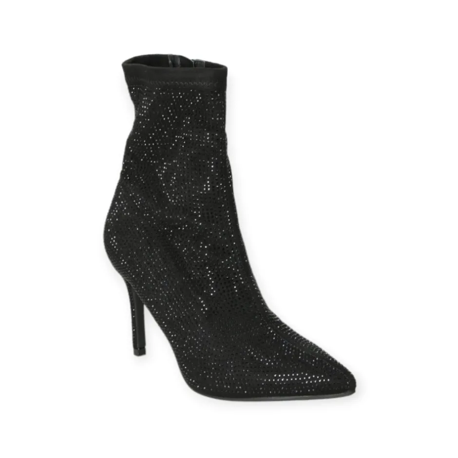 botn_fantasa_strass__negr_2.webp Calzaro Botas Bajas Y Botines | Botín Fantasía Strass 23128 Negro.