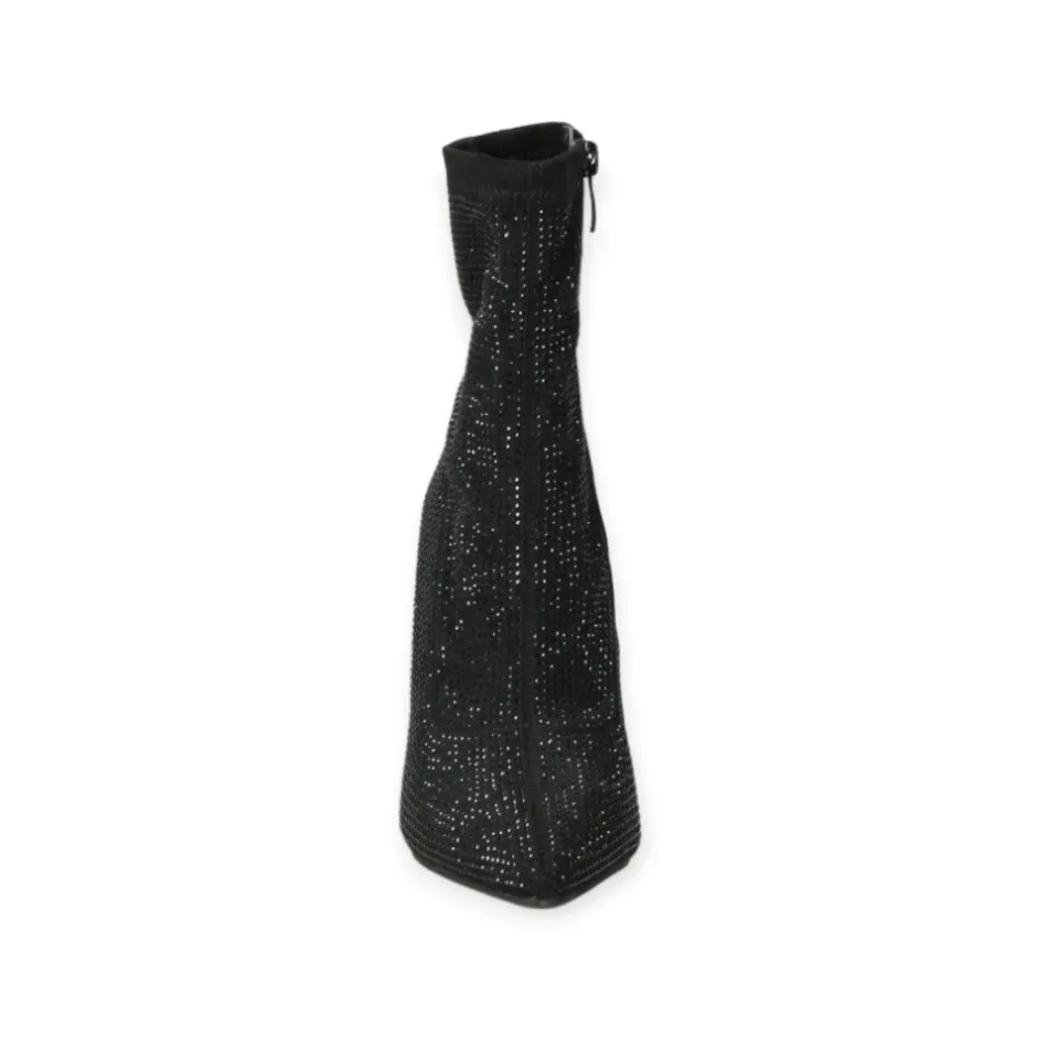 botn_fantasa_strass__negr_4.webp Calzaro Botas Bajas Y Botines | Botín Fantasía Strass 23128 Negro.