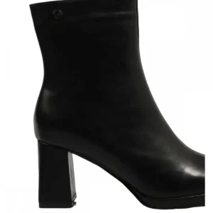 Calzaro Botas Bajas Y Botines | Botín Liso Napa Plataforma 23187 Negro.