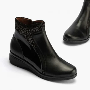 Calzaro Confort | Botas Y Botines Mujer | Botín Mujer 10023 Color Negro.