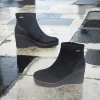Calzaro Botas Y Botines Mujer | Botín Mujer Membrana Impermeable 9040 Water Proof Negra