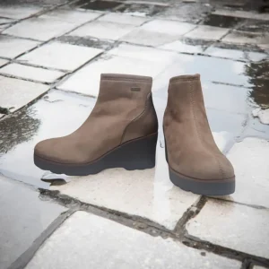 Calzaro Botas Y Botines Mujer | Botín Mujer Membrana Impermeable 9040 Water Proof Taupe