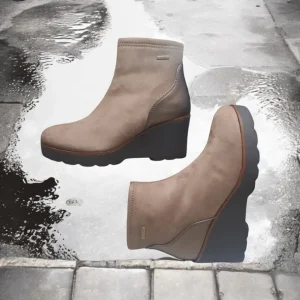 Calzaro Botas Y Botines Mujer | Botín Mujer Membrana Impermeable 9040 Water Proof Taupe