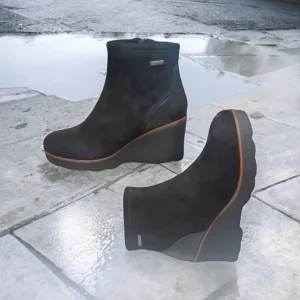 Calzaro Botas Y Botines Mujer | Botín Mujer Membrana Impermeable 9040 Water Proof Negra